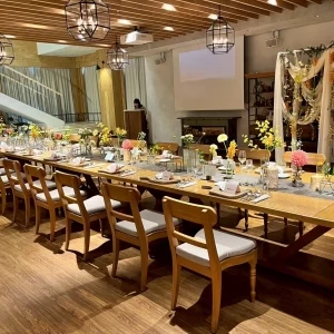 披露宴会場全体の雰囲気|760186さんのInStyle wedding KYOTO/テイクアンドギヴ・ニーズウェディングの写真(2484710)
