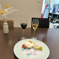 試食のデザート