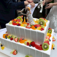ケーキをご用意頂きました。