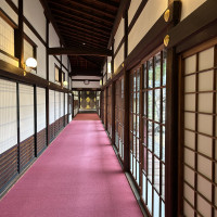 挙式会場への通路