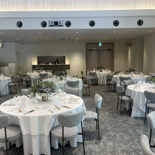 広々とした披露宴会場