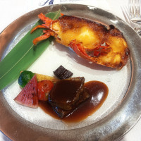 伊勢海老、黒毛和牛
