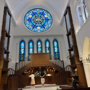 チャペル|760363さんのアルカンシエル luxe mariage 大阪（アルカンシエルグループ）の写真(2484990)