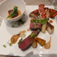 試食の料理