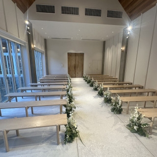 挙式会場　新郎新婦からの目線
