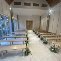 挙式会場　新郎新婦からの目線