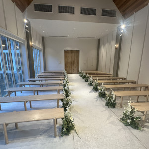 挙式会場　新郎新婦からの目線|760586さんのWEEKEND HOUSE  （ウィークエンドハウス）の写真(2485779)