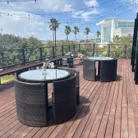 披露宴会場の外