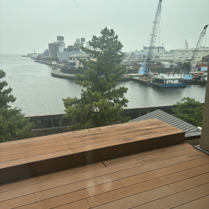 2階の披露宴会場から見た景色|760627さんのYOKKAICHI HARBOR 尾上別荘の写真(2486108)