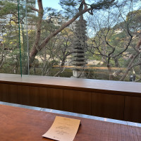 窓から見えたお庭です