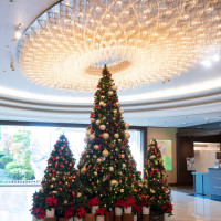 ロビーのツリーが可愛かったです