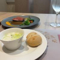 ビシソワーズとパン