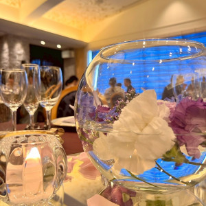 ゲストテーブル装花|760642さんのシェラトン・グランデ・トーキョーベイ・ホテルの写真(2486415)