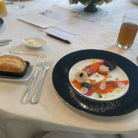 コッペパンと魚料理
