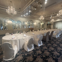長机の場合の披露宴会場