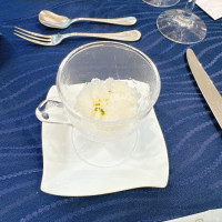 お口直しのりんごシャーベット