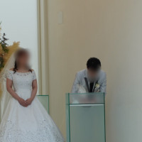 結婚証明書サイン台