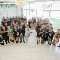 ブーケトス、集合写真