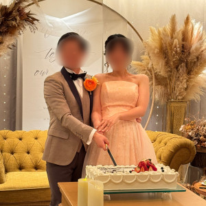 ケーキ入刀|760754さんのセント フォレストチャペル なんばの写真(2489100)