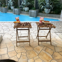 ガーデンでデザートビュッフェ
お気に入りのぬいぐるみも一緒に