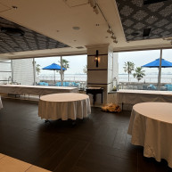 海の見える会場