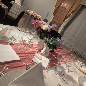試食時のテーブルです|760931さんのグランドプリンスホテル高輪 貴賓館の写真(2554375)
