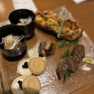 式場見学の際の試食です