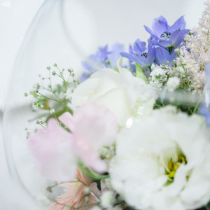 テーブル装花|760977さんのベイサイド迎賓館（鹿児島）/テイクアンドギヴ・ニーズウェディングの写真(2603264)