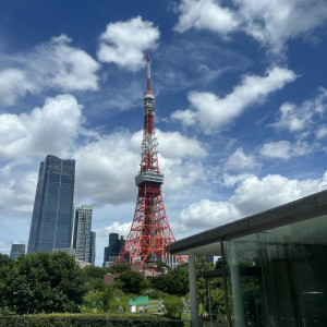 チャペルまでの動線から見える東京タワー|761062さんのザ・プリンス パークタワー東京の写真(2489395)