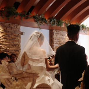 挙式当日のチャペル|761075さんのクオーリ クオーリ   〈エルフラットグループ〉の写真(2586497)