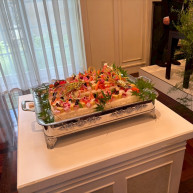 ウエディングケーキの代わりにちらし寿司