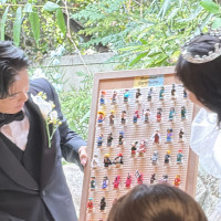結婚証明書はレゴにしました