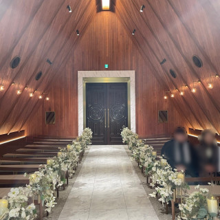 チャペル前方から見た後方