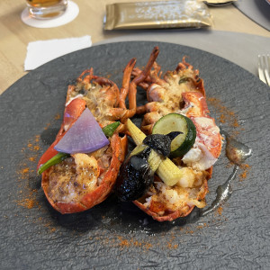 私が試食で食べたエビの料理です。ぷりぷりしてました。|761290さんのAILE d'ANGE NAGOYA（エル・ダンジュ ナゴヤ）の写真(2489685)