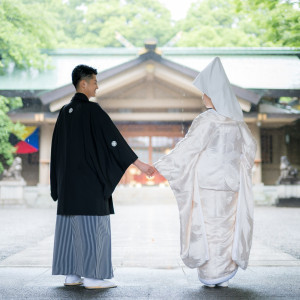 挙式前撮影|761316さんの東郷神社／原宿 東郷記念館の写真(2490319)
