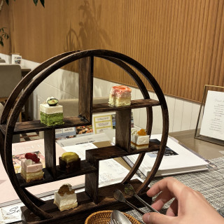 デザートビュッフェの試食。とても美味しかったです！