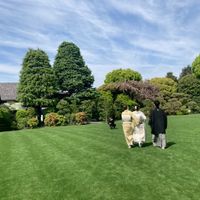 記念館の庭の様子