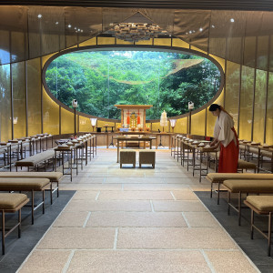 神前式式場です。|761349さんのホテル椿山荘東京の写真(2489962)