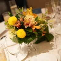 披露宴ゲストテーブル装花