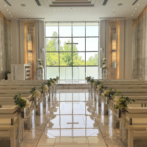 綺麗なチャペルでした|761564さんのリーセントカルチャーホテル/FIVESTAR WEDDINGの写真(2491008)