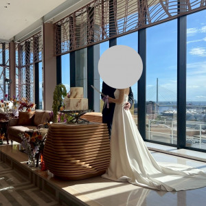ケーキ入刀|761568さんのノートルダム大阪ONE/FIVESTAR WEDDINGの写真(2498818)