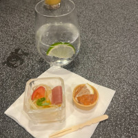 挙式までの待合室での料理
