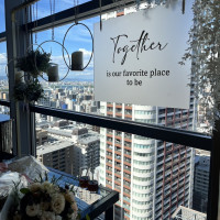 外の景色が綺麗でうっとりします
