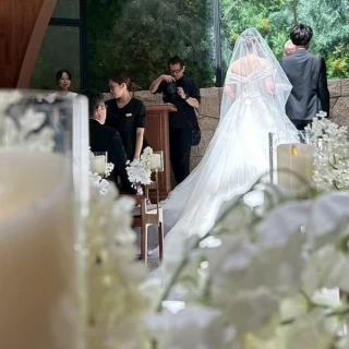 キャンドルもあって素敵。