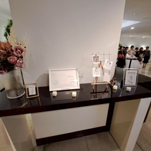 自前のウェルカムボード|761652さんのアルカンシエル横浜 luxemariage（アルカンシエルグループ）の写真(2492023)