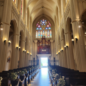 大聖堂、バージンロード|761701さんのノートルダムマリノア/FIVESTAR WEDDINGの写真(2491641)