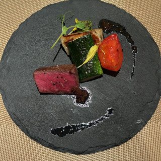 見学の際に頂いたお料理です。野菜が美味しかったです