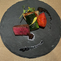 見学の際に頂いたお料理です。野菜が美味しかったです