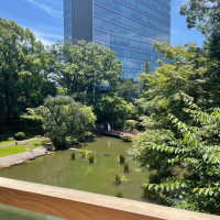 控え室から見える風景です