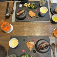 当日の料理を1/3の量でワンプレートにして出していただいた